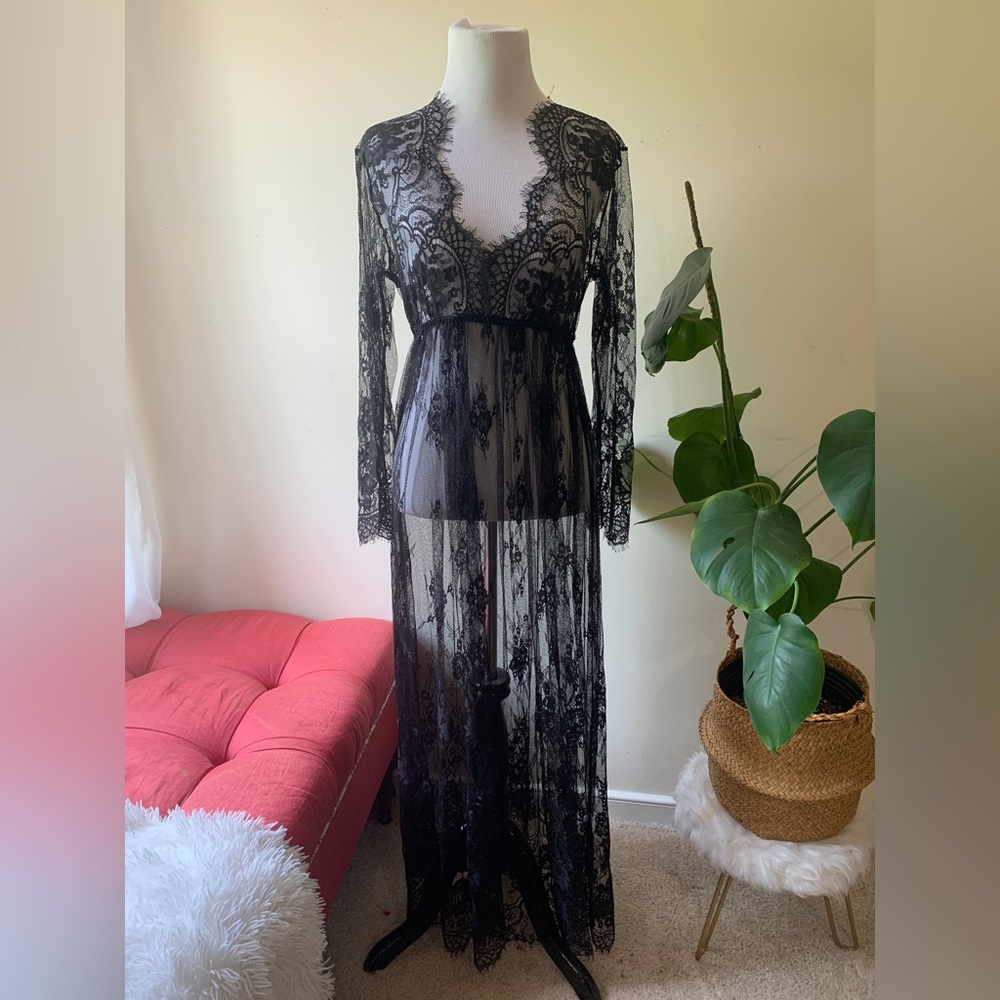 Floral Lace Cami lingerie Dress